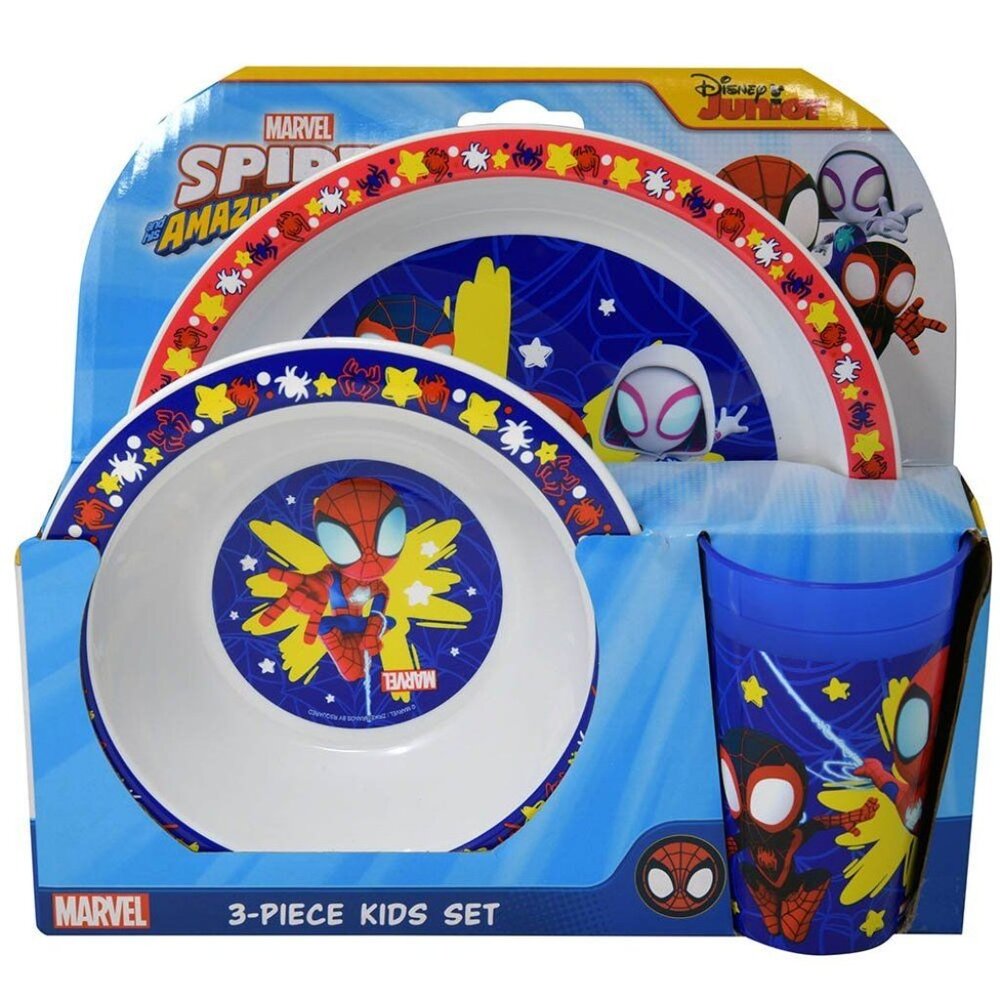 Spidey & Friends 3-Piece Kids Dinnerware Set